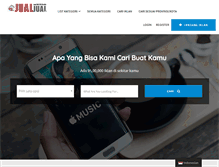 Tablet Screenshot of jual-jual.net